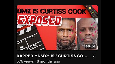 Rapper Dmx Is Actor Curtiss Cook Exposed Faked His Death Wearing Prosthetics New Identity