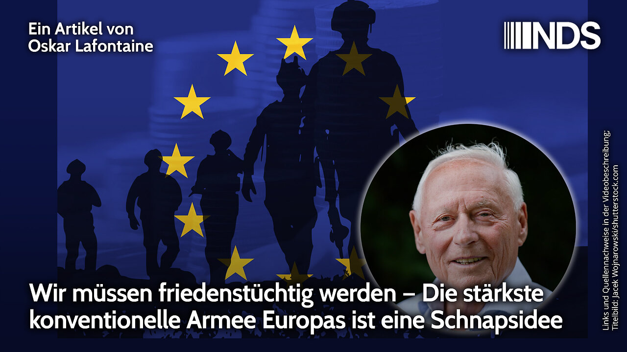 Wir müssen friedenstüchtig werden – Die stärkste konventionelle Armee Europas ist eine Schnapsidee