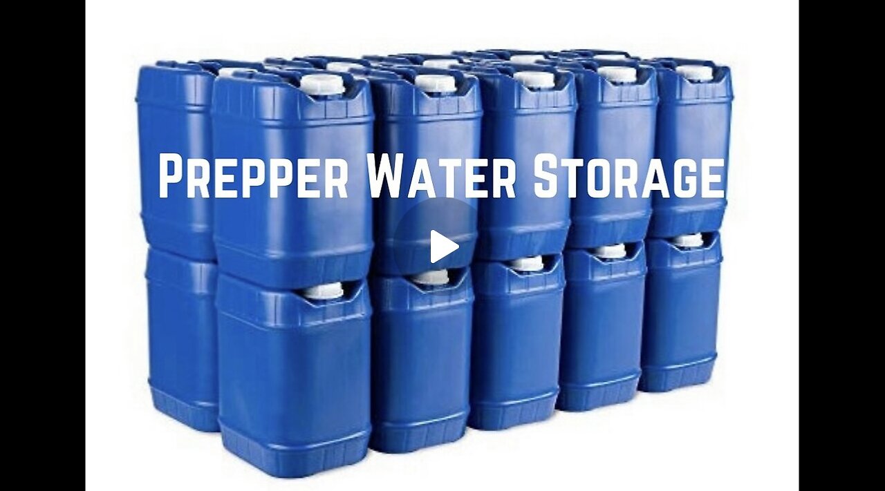 Prepper Water Storage