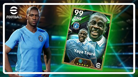 Yaya Toure Epic Card Review, Build & Gameplay | eFootball | Player Review