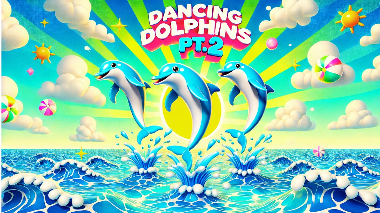 Dancing Dolphins Pt.2 - A Fun Kids' Song! 🐬🎶