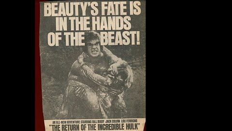 1977 Incredible Hulk TV Series Death in the Family starring Bill Bixby & Lou Ferrigno
