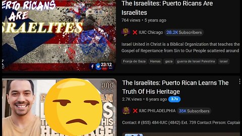 Ahora resulta que los "Boricuas" son los verdaderos Israelitas 🙄