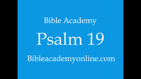 Psalm 19