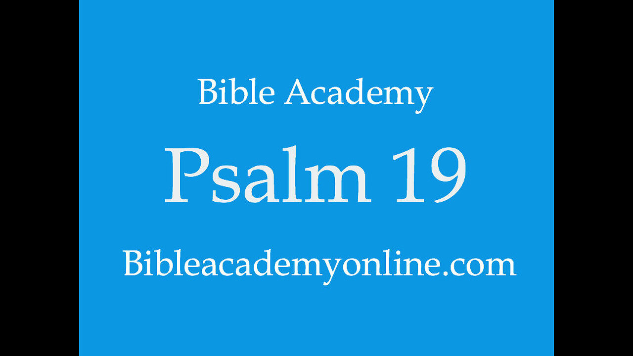 Psalm 19