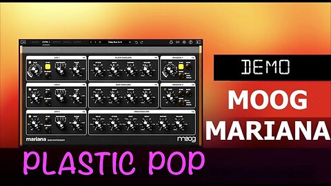 Playing With The Moog Mariana - Demo Test _ Plastic Pop __ In Context - Bass Synthesizer Demo