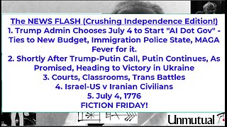 Liberty Conspiracy LIVE 7-4-25 Technocracy in Budget, Russia-Ukraine, 1776, FICTION