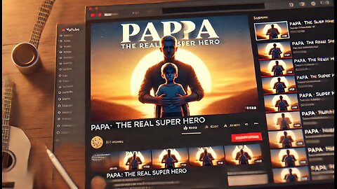Papa:The Real Super Hero🦸🏻‍♀️ A Song That Will Touch Your Heart |The Ultimate Father’s Day Song ❤️