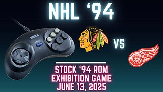 NHL '94: Blackhawks (Sheehy) at Red Wings (Len the Lengend) {Genesis} - Exhibition 144