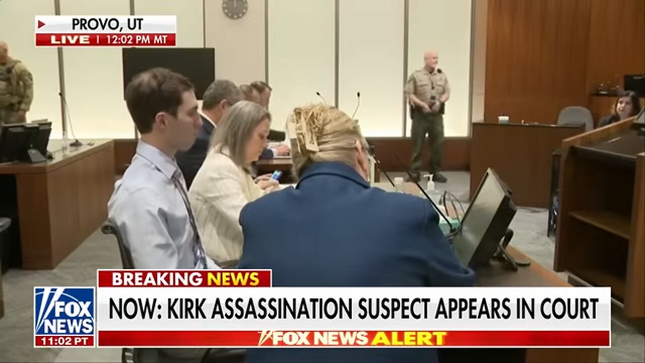 JUST IN: 'Intense' security seen as Charlie Kirk murder suspect appears in court
