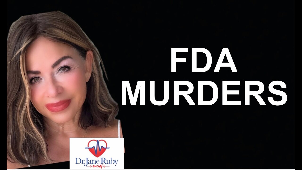 THE FDA IS A RACKETEERING PHARMA OWNED AGENCY