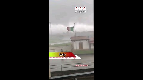 #Italy #Tornado #Buja #Onigo #destruction #anomaly #climatecrisis #weather #climatechange