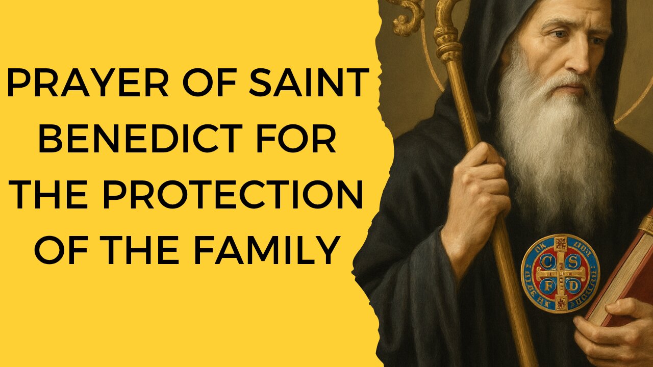 PRAYER OF SAINT BENEDICT FOR THE PROTECTION OF THE FAMILY