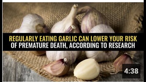 "Regular Garlic Intake Linked to Lower Risk of Premature Death, Research Reveals"