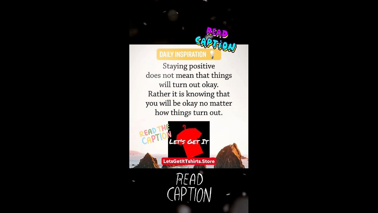 🗣We Need To Stay Positive, No Matter What Happens‼️👍#MorningQuote #Quote #SoberLife #motivation