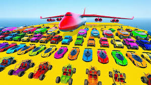 “GTA V Mega Ramp: Boats & Cars Smash Challenge” #StuntChallen#GamingVideo ge