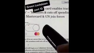 ⛔️Mastercard has teamed up with the UN - Doesn't sound good - CARBON CREDIT SCORE?