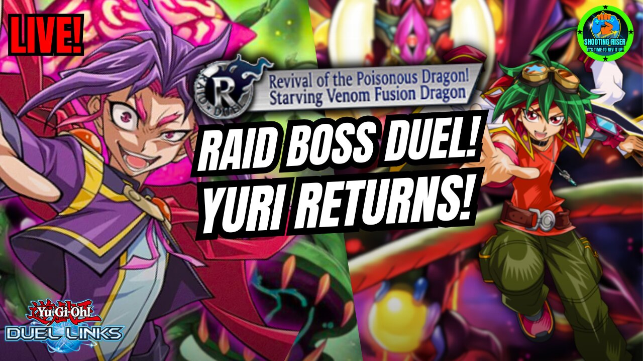 THE DEADLY YURI RETURNS! - Raid Boss Duel - Yu-Gi-Oh! Duel Links #yugioh #live #predaplant