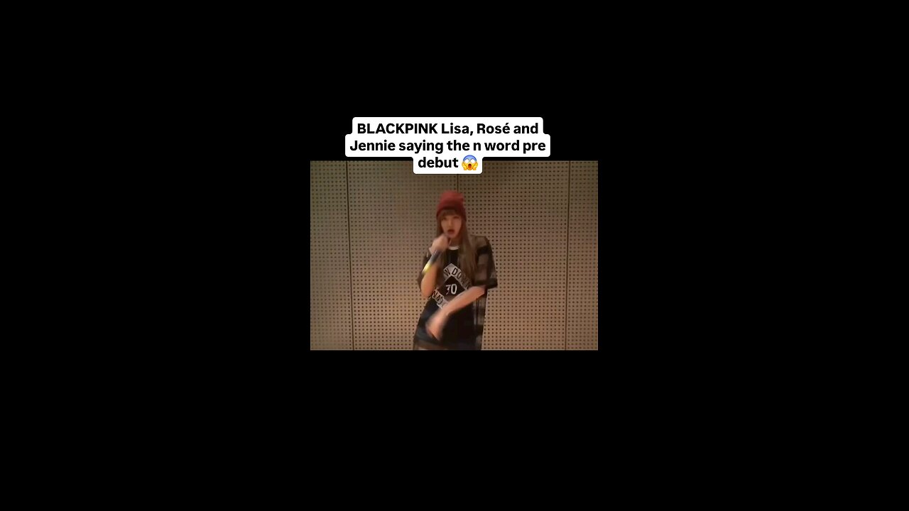 BLACKPINK Jennie, Rosé and Lisa saying the n word pre debut 😱