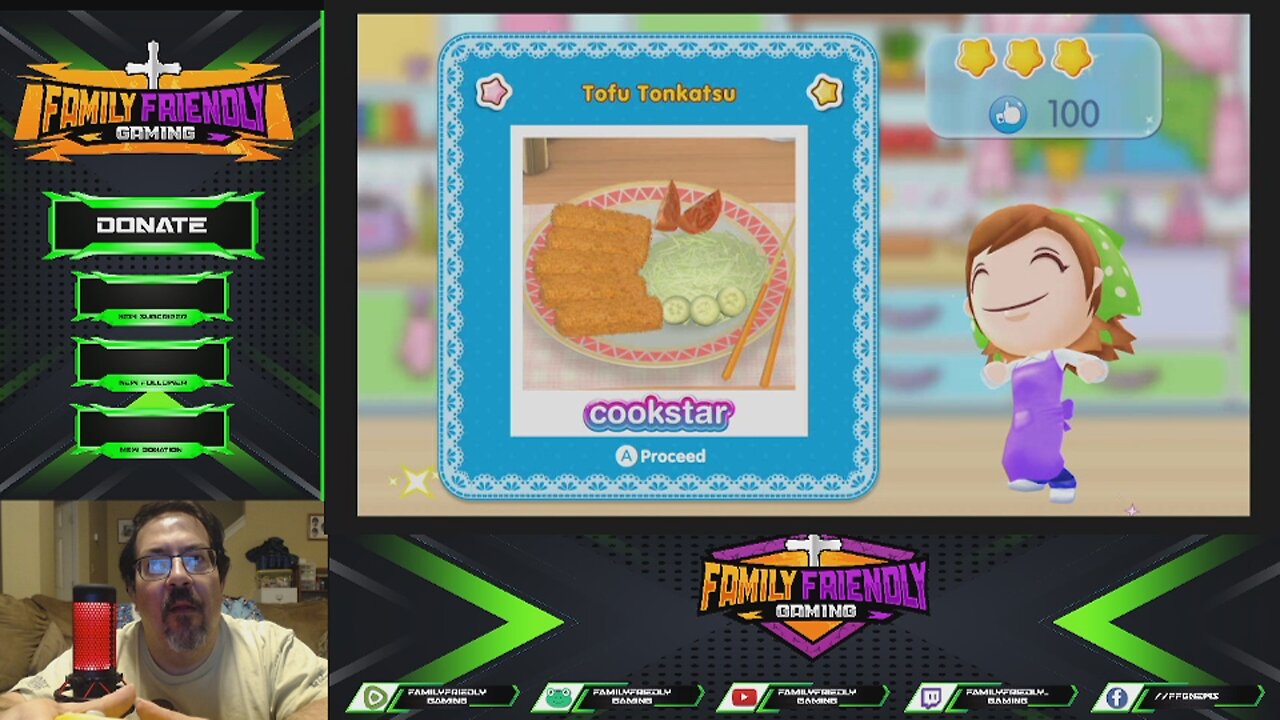 Cooking Mama Cookstar Vegetarian Tofu Tonkatsu