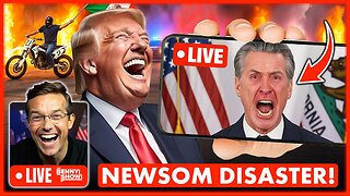 Trump Humiliates Gavin Newsom as ‘Live Address’ CRASHES, No Audio, LA Burns | Democrats Indicted...