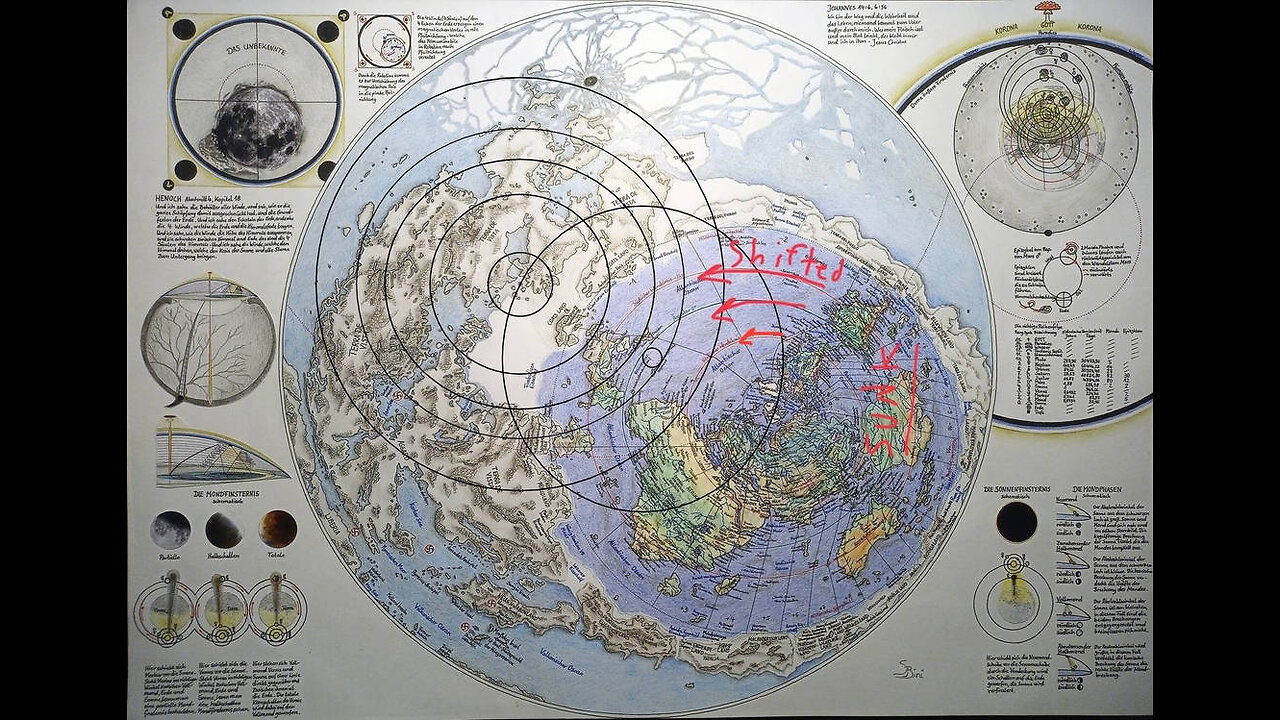 Divergent introduces Greater Flat Earth with Hidden Continents based on Plasma Moon