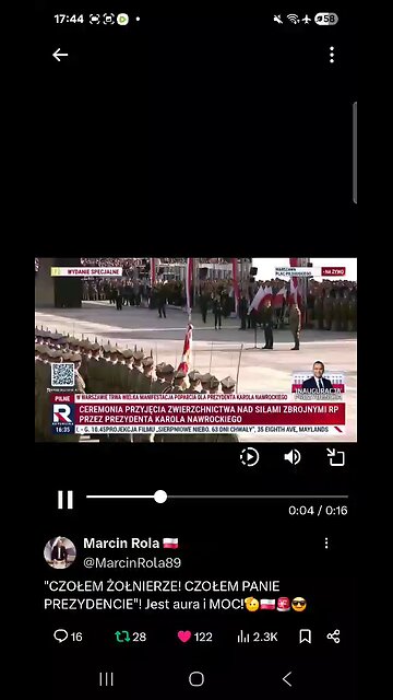 New president : Poland , army 06/08/2025