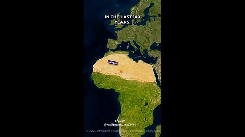 The Great Green Wall of Africa #amazingfacts #geography #maps #africa #shorts