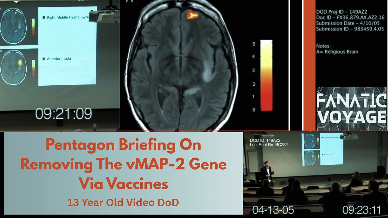 Pentagon Briefing On Removing The vMAP-2 'God Gene' Via Vaccines - Video From 2005/DoD Vault