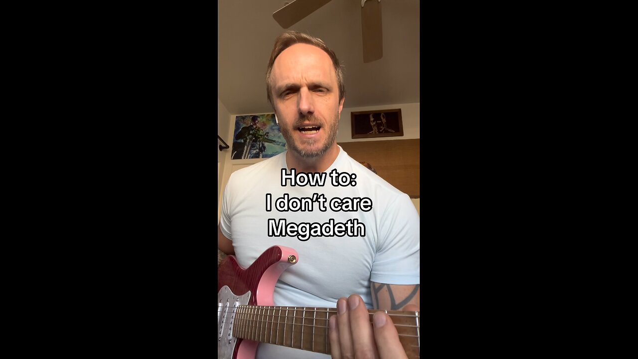 How to: I don’t care - Megadeth