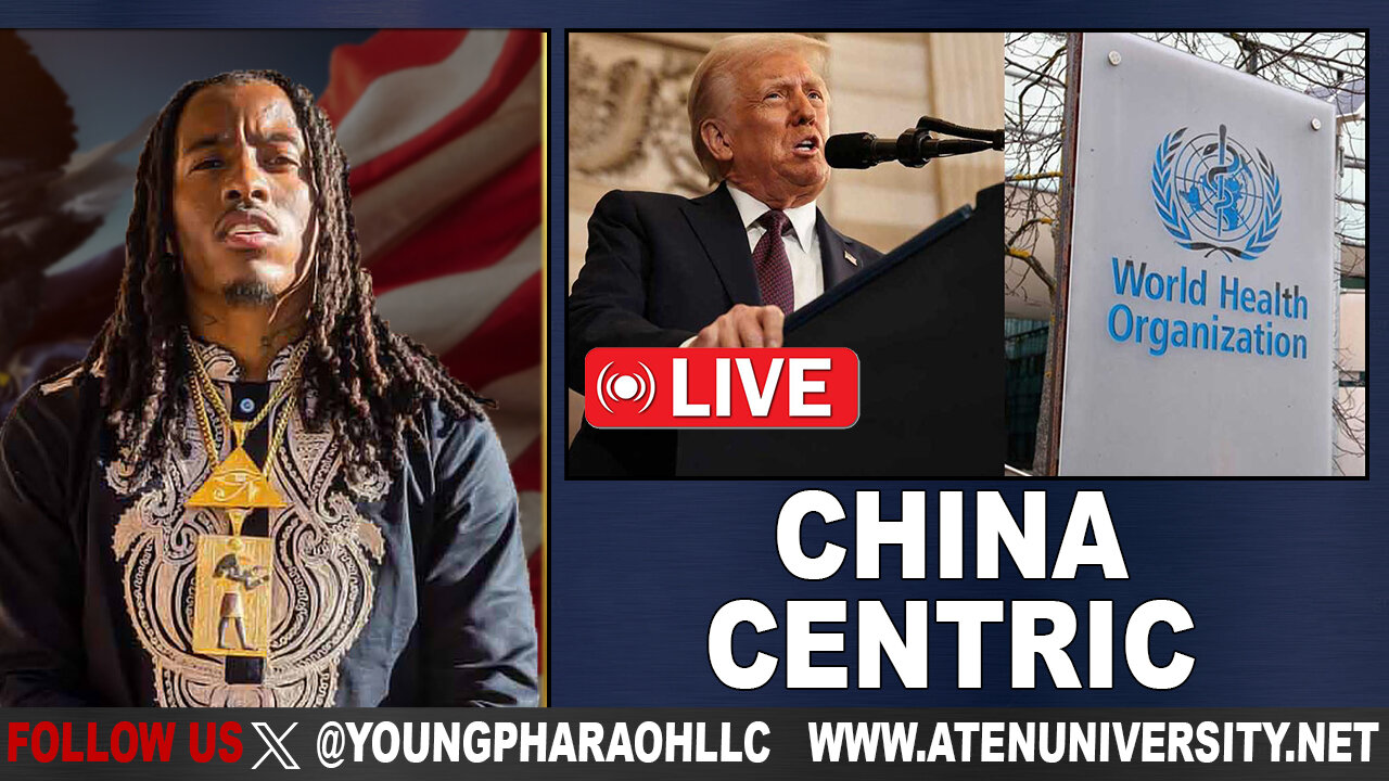 DONALD TRUMP SAYS THE WORLD HEALTH ORGANIZATION IS "CHINA CENTRIC" & THREATNS TO CUT THEIR FUNDING