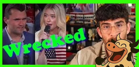 Hasan Piker Reacts To Charlie Kirk Getting Wrecked By Feminist