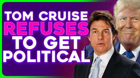 Tom Cruise IGNORES Politics During 'Mission Impossible' Promo Tour