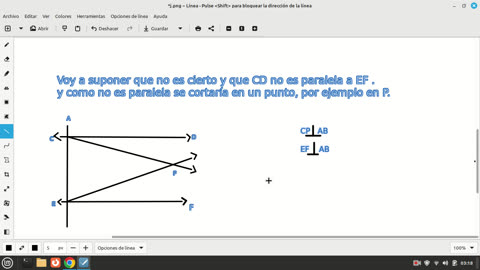 Si 2 rectas son perpendiculares a una tercera recta, entonces las 2 rectas son paralelas entre sí