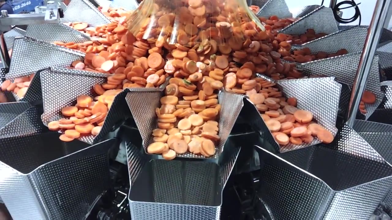 Packaging Setup for Factories | Frozen Vegetable Packaging Machine | High Tek USA - STANDARD WEIGHER