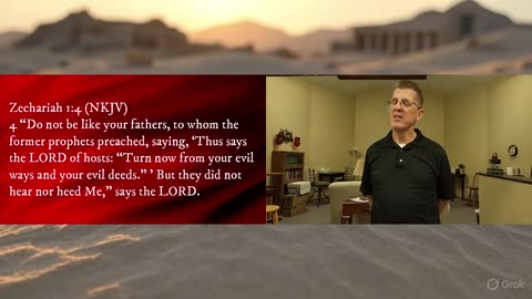 8-20-25 God is not wanted Zechariah 1:1-6