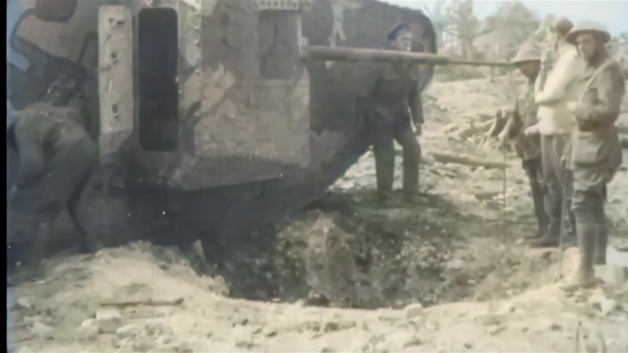 Battle of Arras british tank mk1