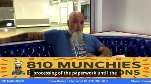 Steve Brewer shares the latest developments on the opening of 810 Munchies.