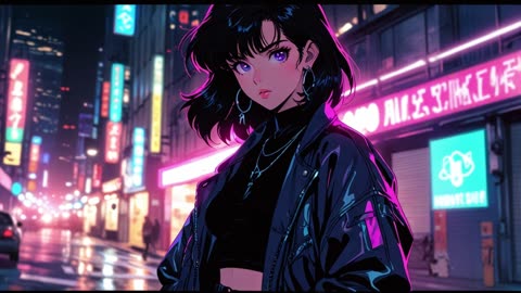 Cyberpunk LoFi Retro