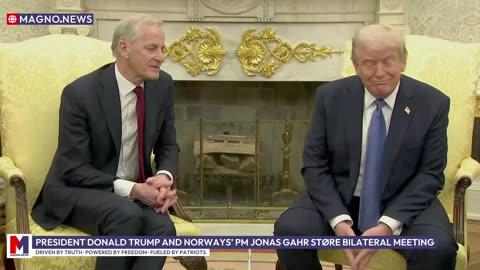 🇺🇸|🇳🇴 President Donald Trump & Norway's PM Jonas Gahr Støre Bilateral Meeting at The White House