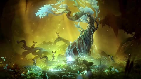 Naru and Gumo out looking for Ori and Ku.