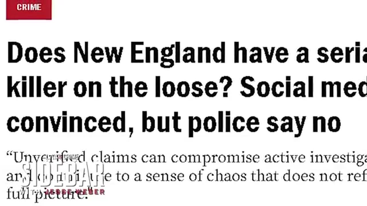 New England Serial Killer Mystery: Top Cop Probes Creepy Case Connections