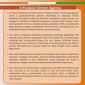 Press Conference Portal — Where Strategy Meets Impact