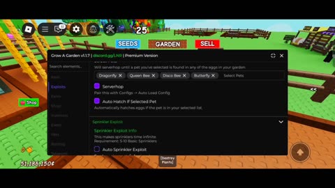 [🐝] GROW A GARDEN SCRIPT - EGG DETECTOR, PET SNIPER , EZ DRAGONFLY, DISCO BEE & BUTTERFLY