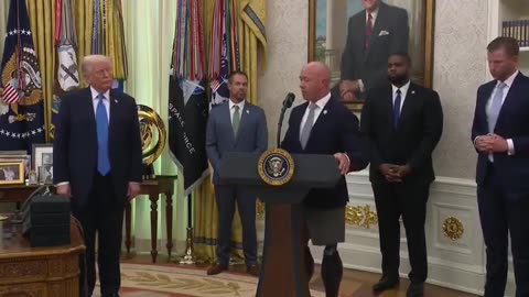 Rep Brian Mast gives remarks ahead of POTUS awarding the first ever Medals of Sacrifice
