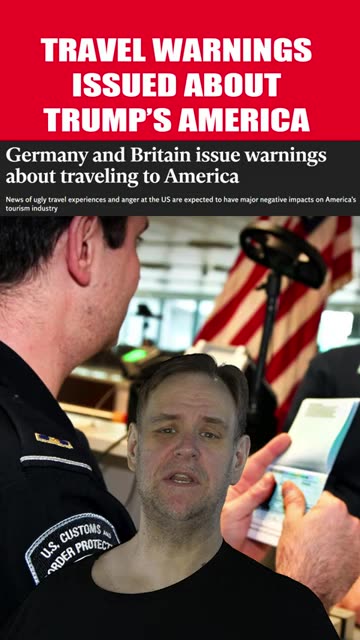 Britain Issues Travel Warnings for USA #shorts