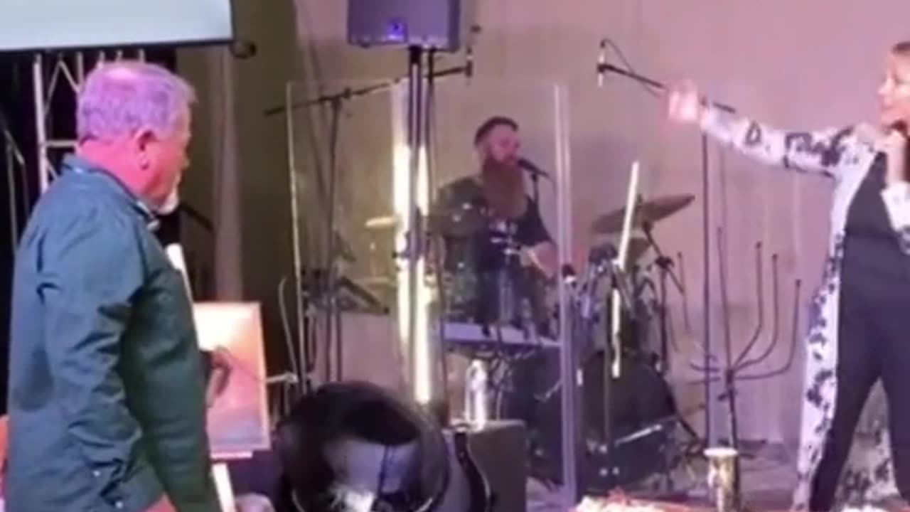 Christian Goyim Church services are getting to be as weird as the synagogue of Satan.😁