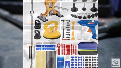 Car Dent Puller Kit, 135 PCS Paintless Dent Removal Kit, Car Dent Repair Kit wi