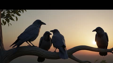 The Unhappy Crow A Story About Comparison
