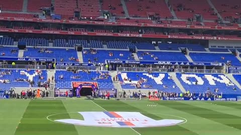 Lyon vs Monaco before the match
